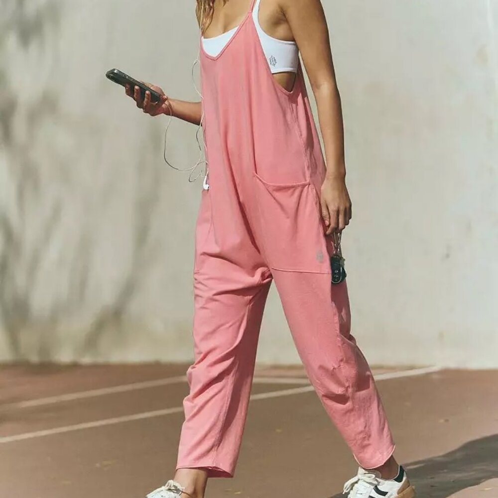 FP Movement Women's Hot Shot Onesie Brand New w/ Tags Size M Color Hibiscus
